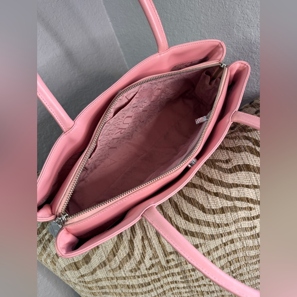 Furla Blush Pink Structured Leather Tote - Picture 6 of 6